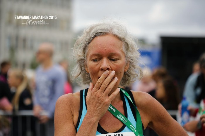 Stavanger maratón 2015 v cieli 10k