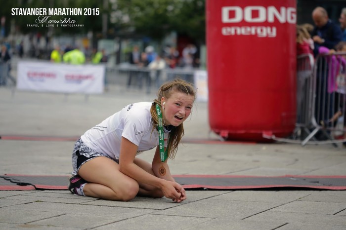 Stavanger maratón 2015 koniec v cieli