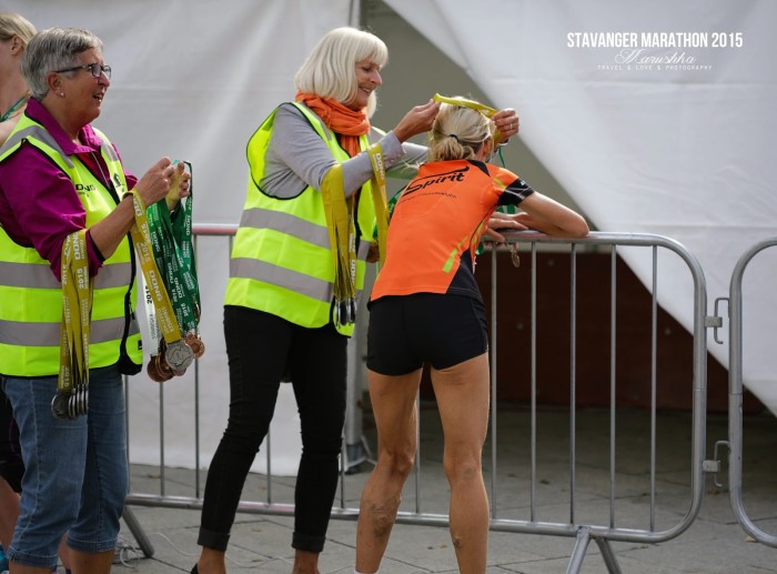Stavanger maratón 2015 - žena