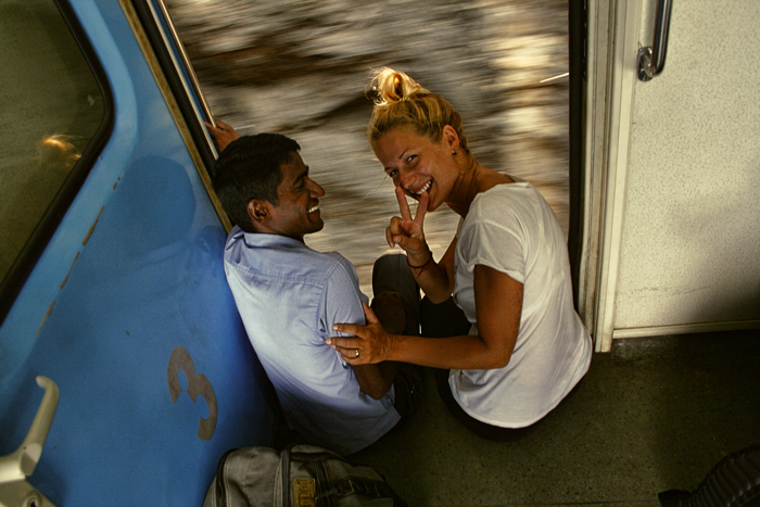Sri lanka. vlak. 