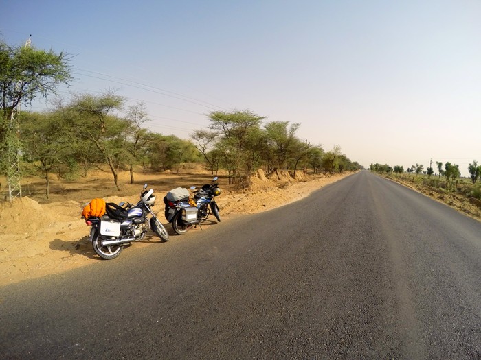 motorky v Radzastane, India